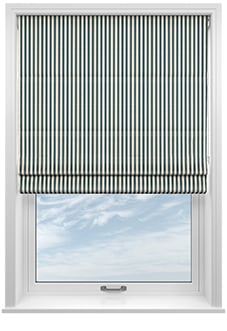 The British Stripe Co. Catherine, Teinbridge No.3 - Twist&Fit Roman Blind